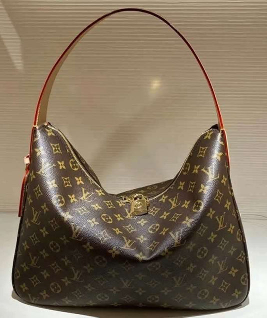 L Mono Slouch Bag