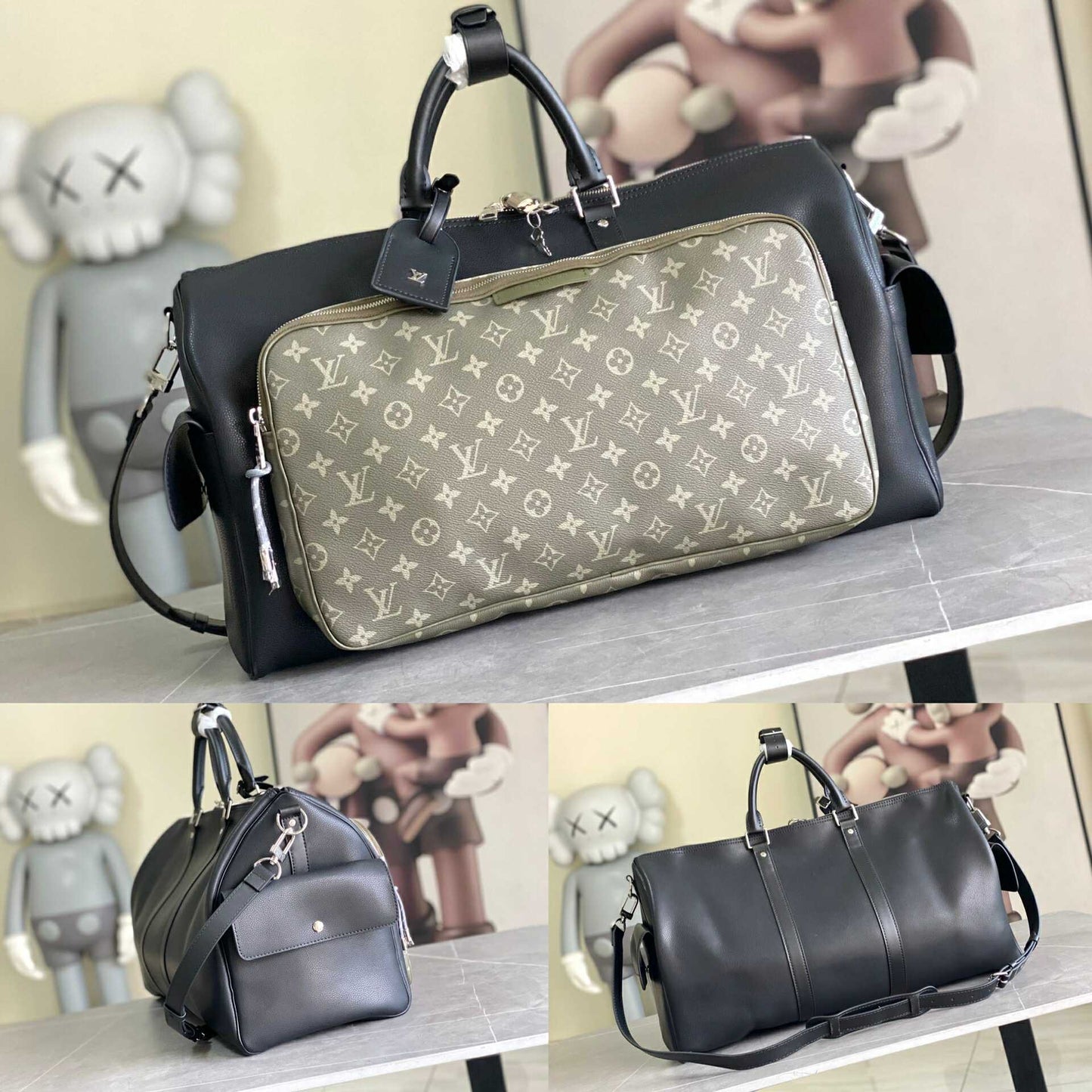 L Black Lux Travel Bag