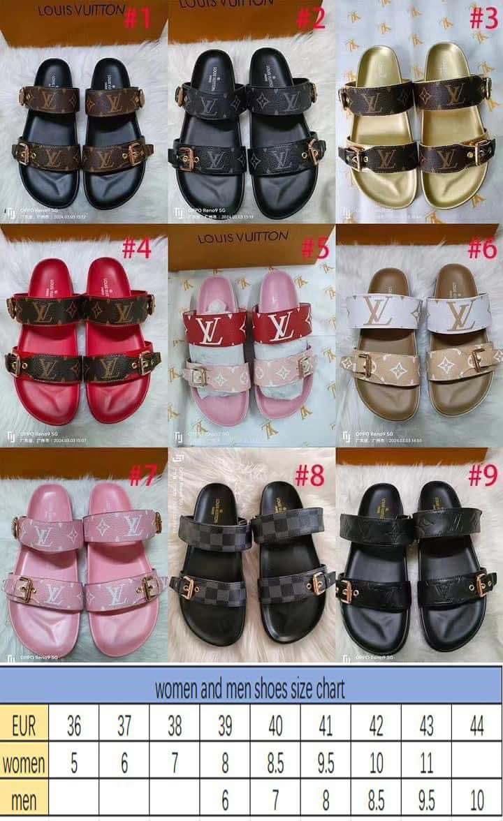 L Sandals 2 Strap  Mono 1-9