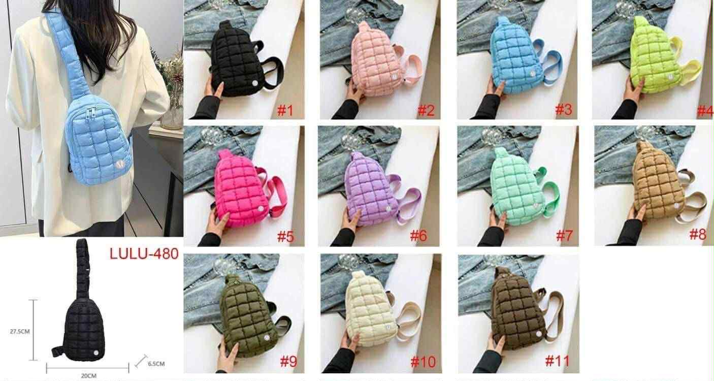 🍋 Lu Quilted Puff Sling Bag