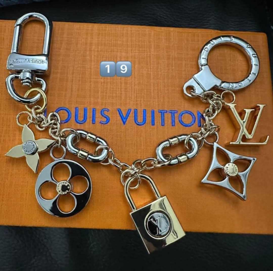 L Logo/Lock Keychain