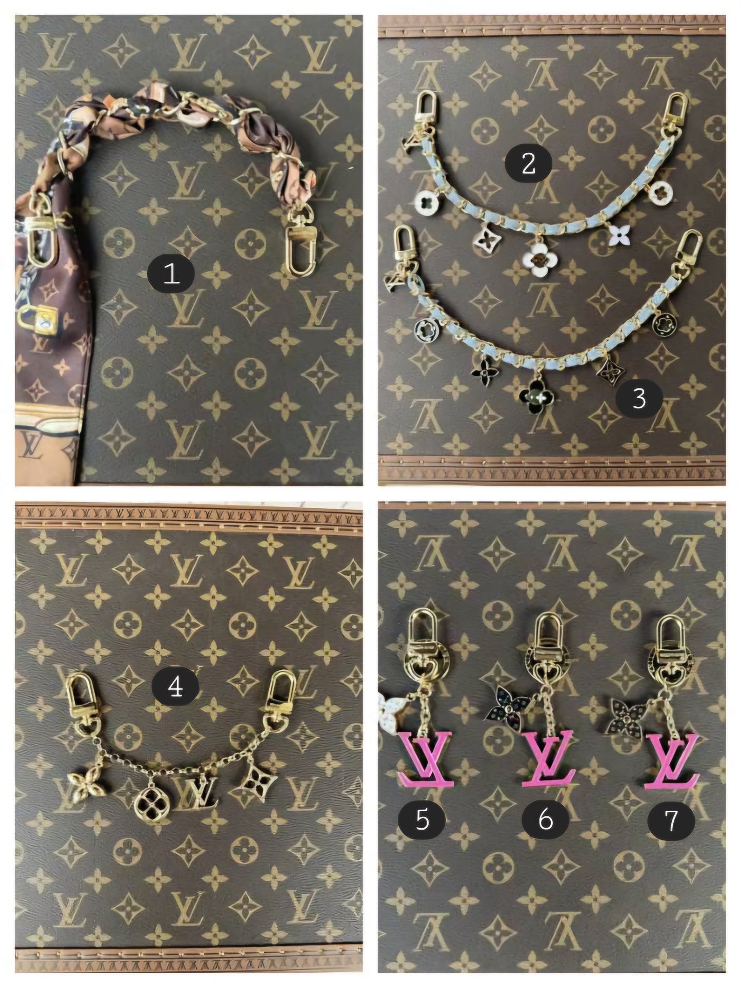 New L Keychain/ Bag Charms 1