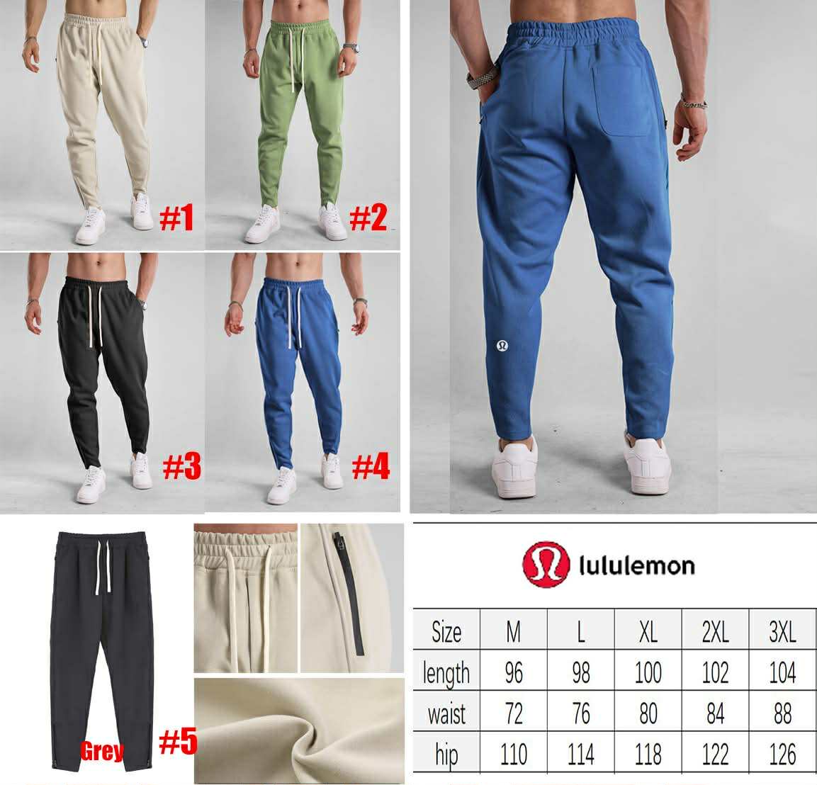 🍋 Lu Mens Pants 5