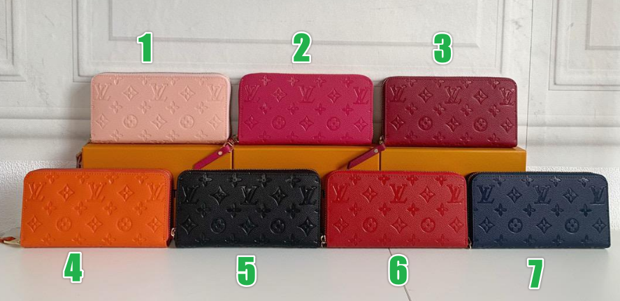 L Zip Wallets 1-7