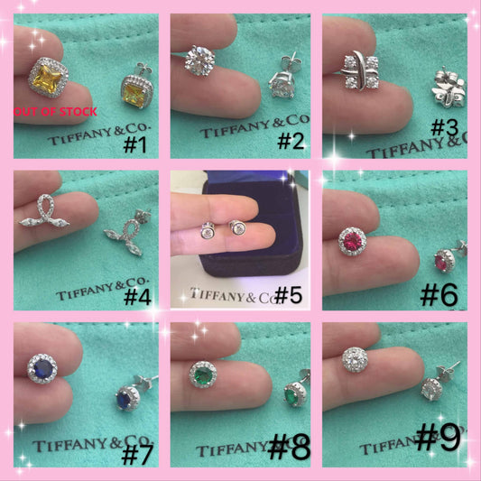 T Stud Earrings