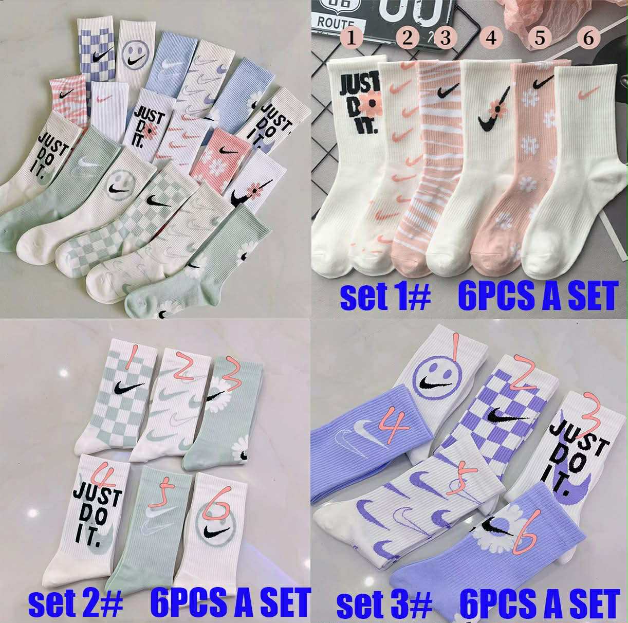 NKE Socks Sets 6pc