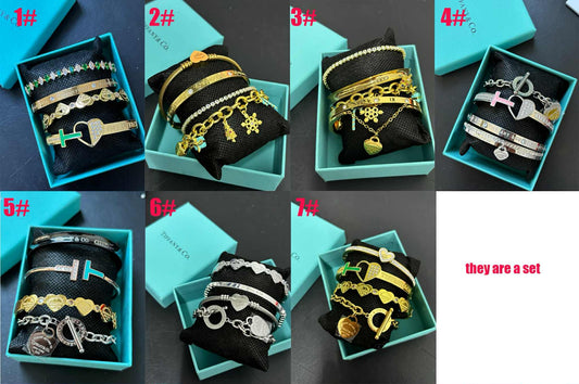 T&Co Bracelet Sets 1-7