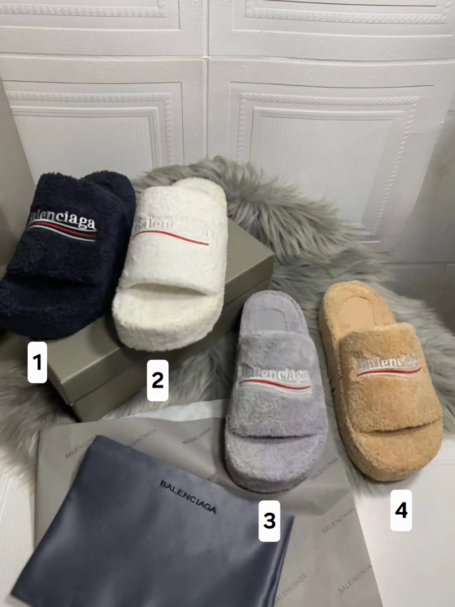 B Boujee Platform Slippers