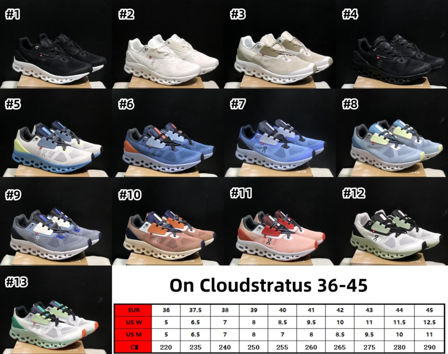 On C Shoes 6 (Style 8-13)