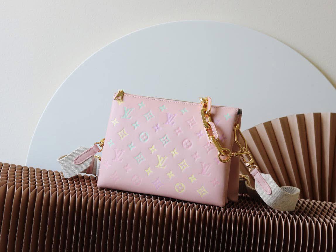 L Pastel Pink Ombre Bag