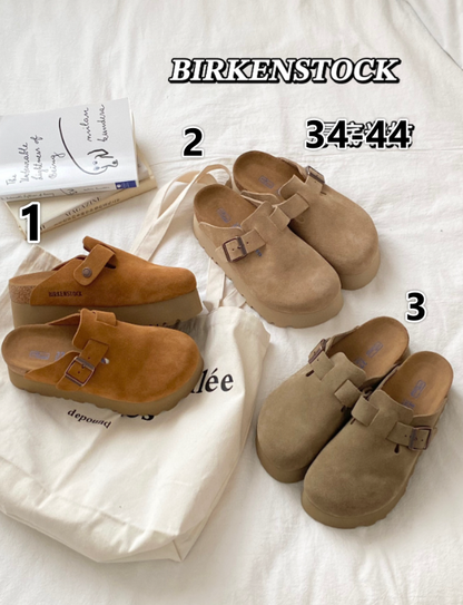 B-irk Platform Clogs