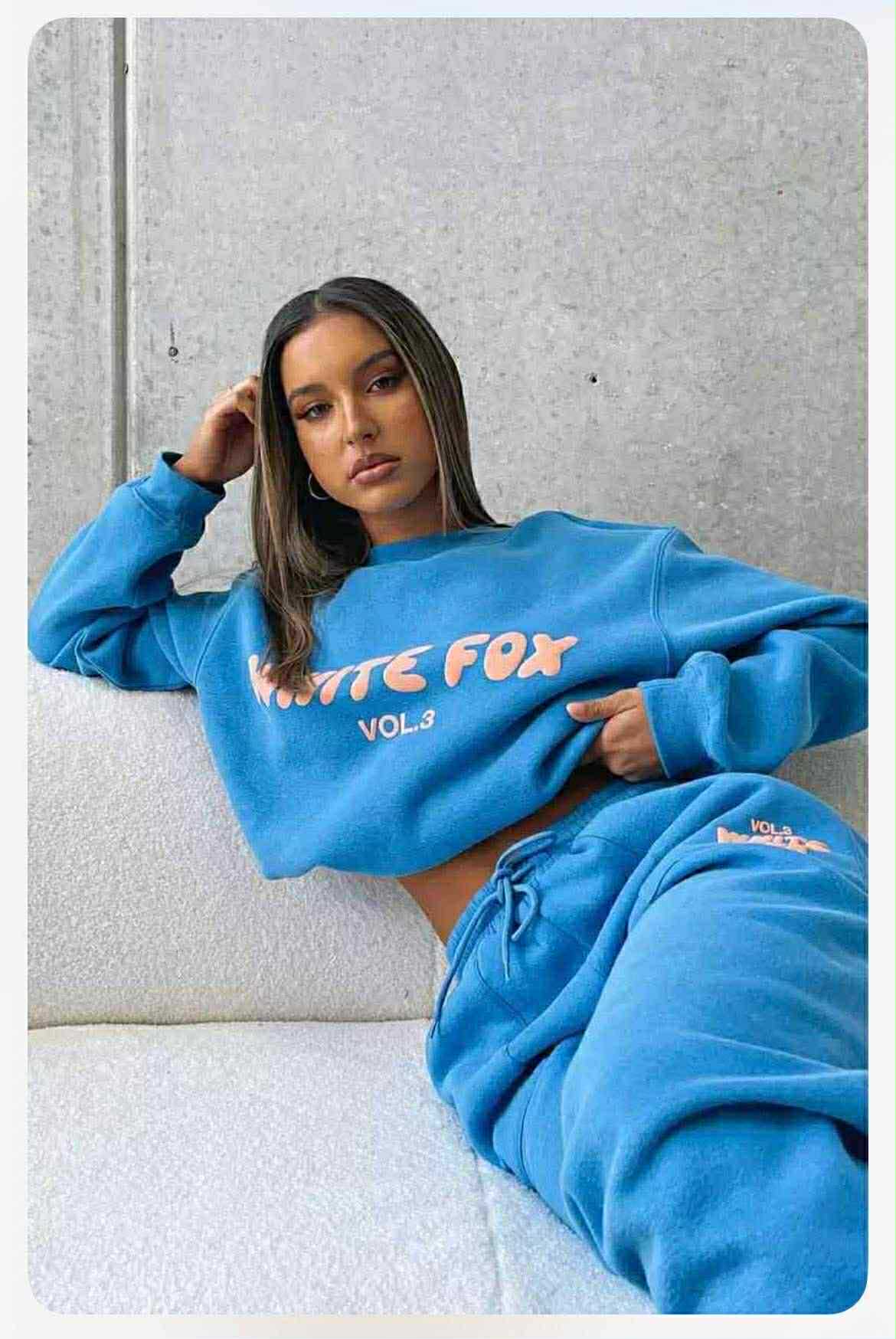 W-F Blue Sweat Set