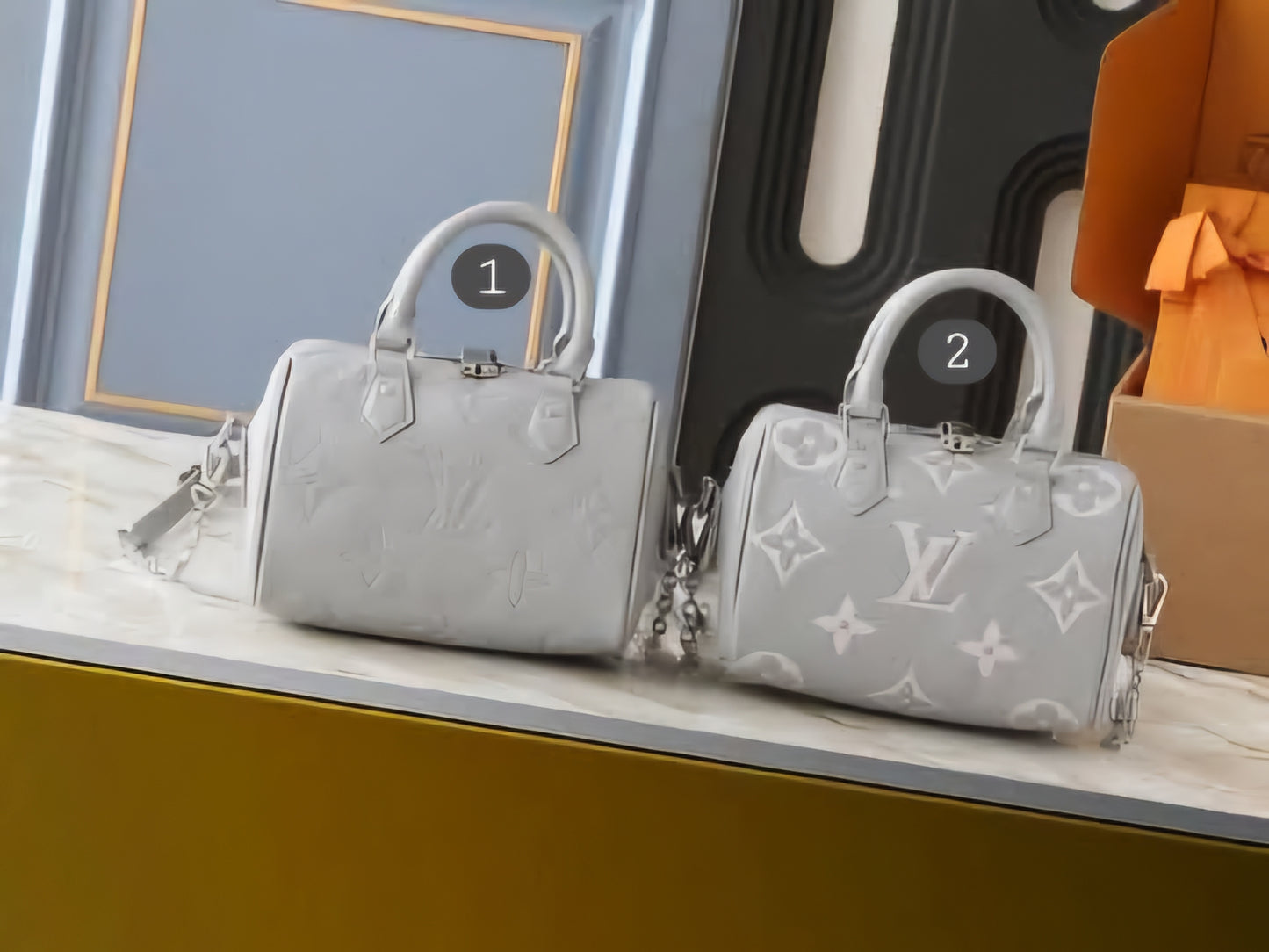 L Mono Grey Bags 1&2