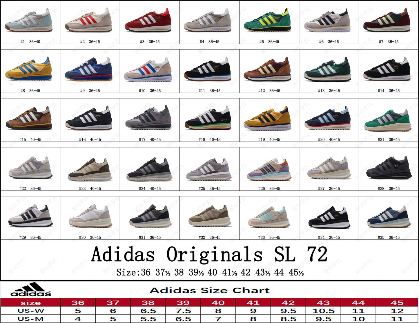 Adi Originals Style 1-10