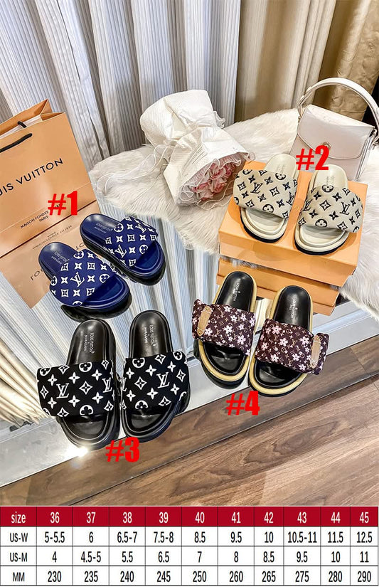 L Pillow Mono Slide Sandals 4