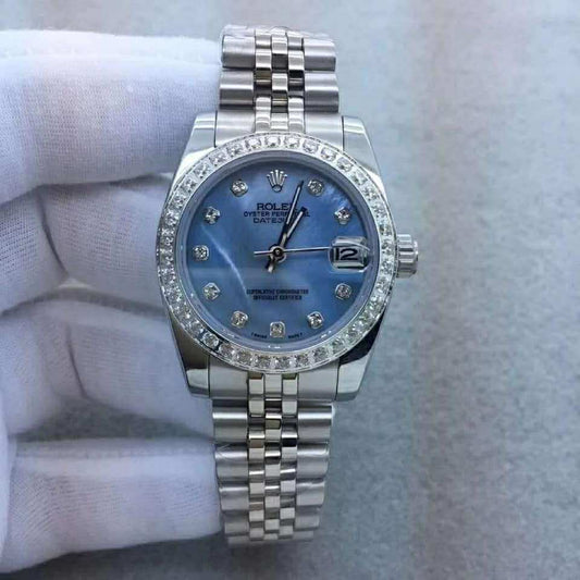 R Silver/Blue Watch
