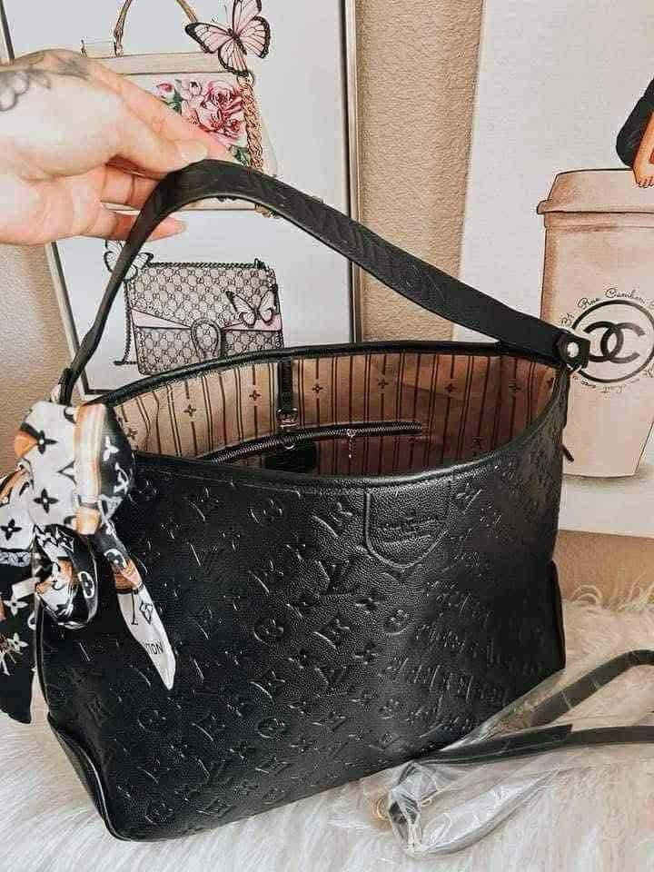 L Black Never Bag
