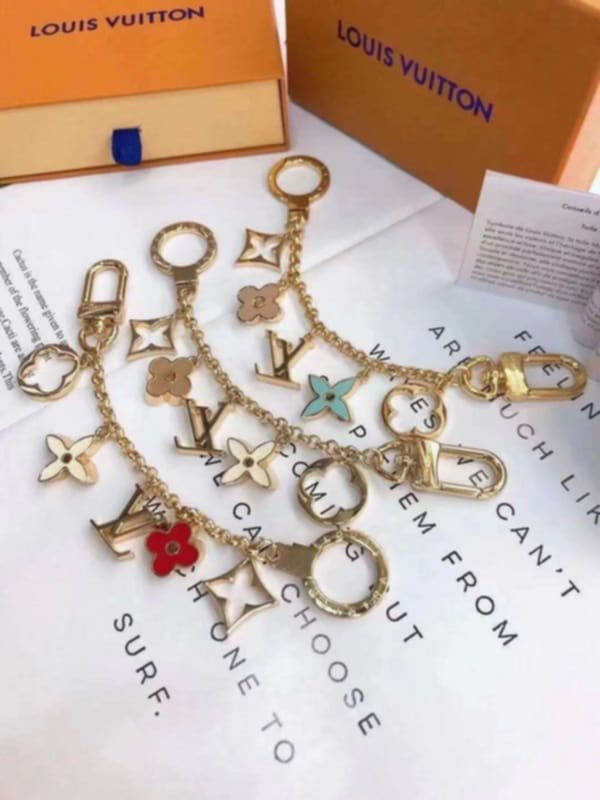 L Charm Keychains ABC