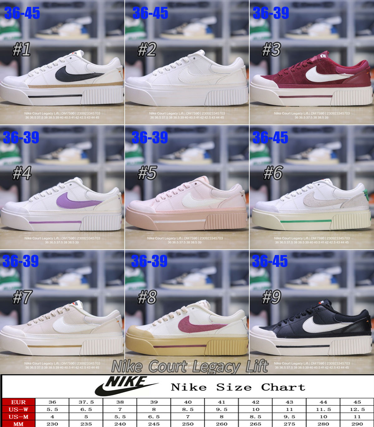 Nke Court Legacy Platform 1-9