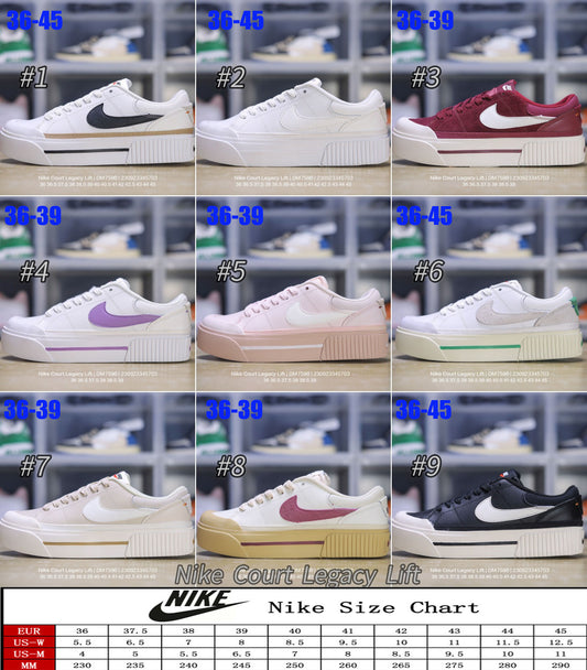 Nke Court Legacy Platform 1-9