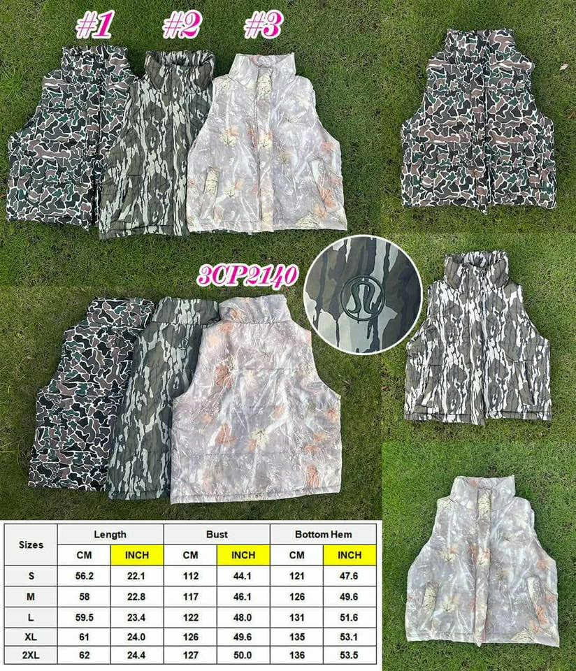Lu Camo Puffer Vests