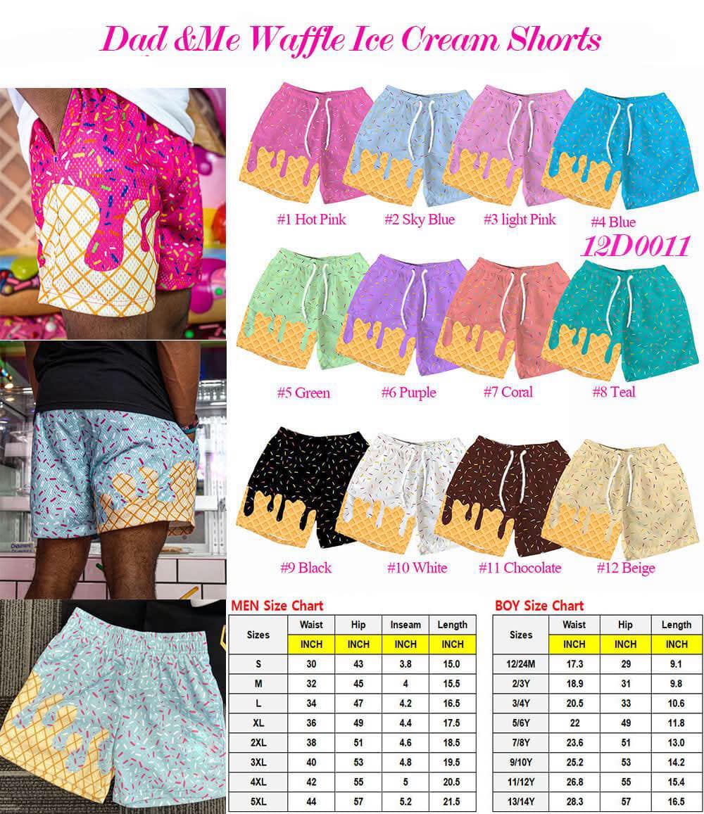 MENS Drip Icecream Shorts