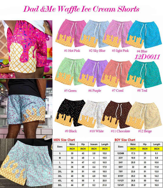 MENS Drip Icecream Shorts
