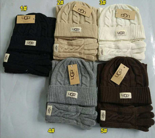 U Knit Hat & Glove Set