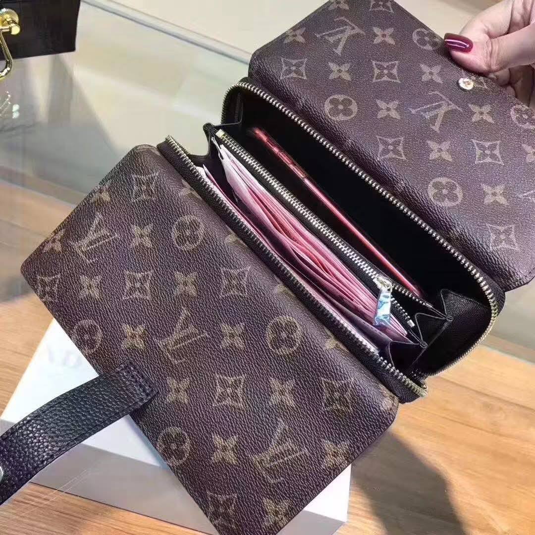 L Mono 3 Fold Wallet