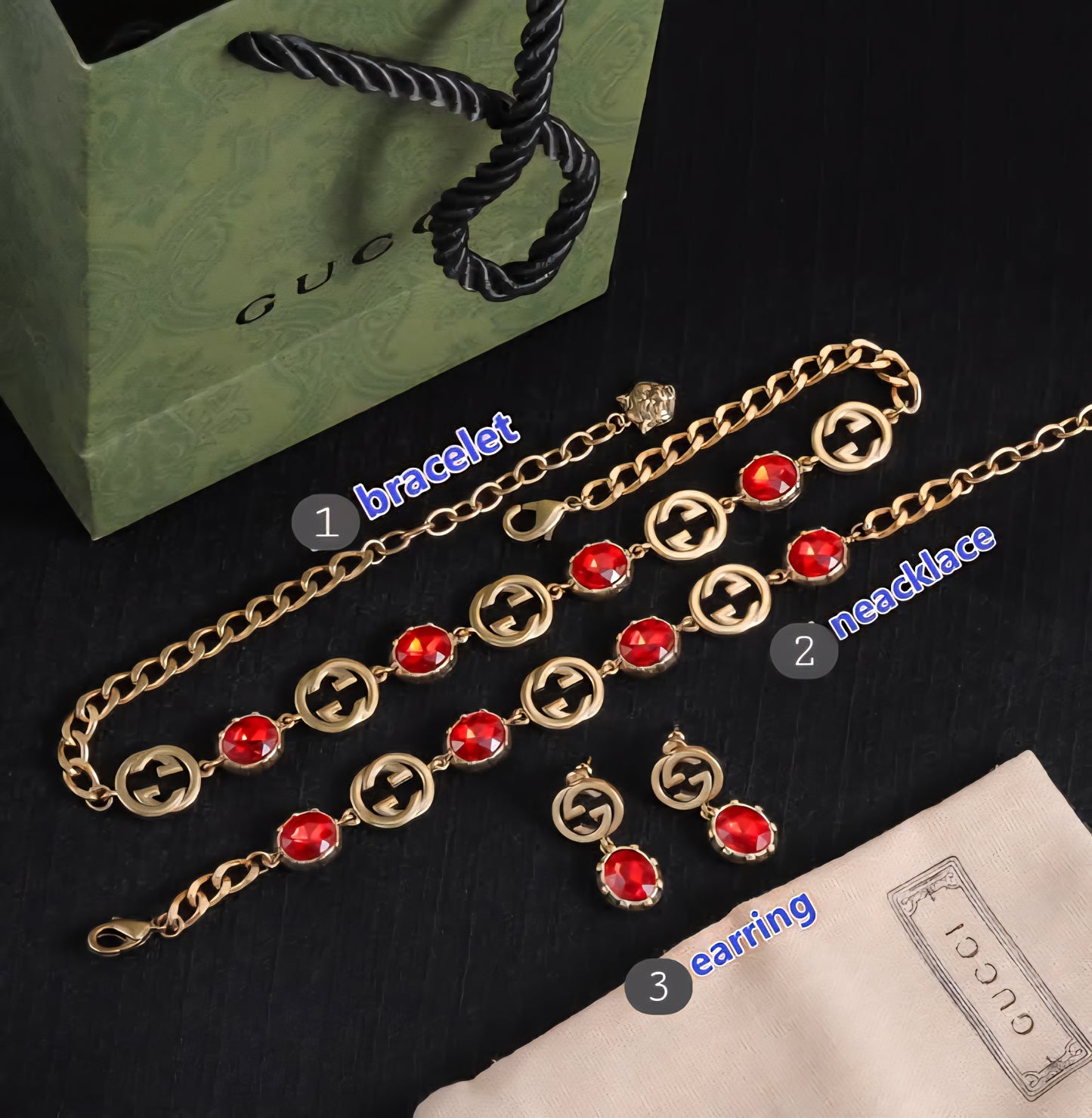 G*G Jewelry Red