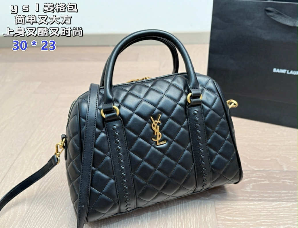 Y Quilted Crossbody Bag