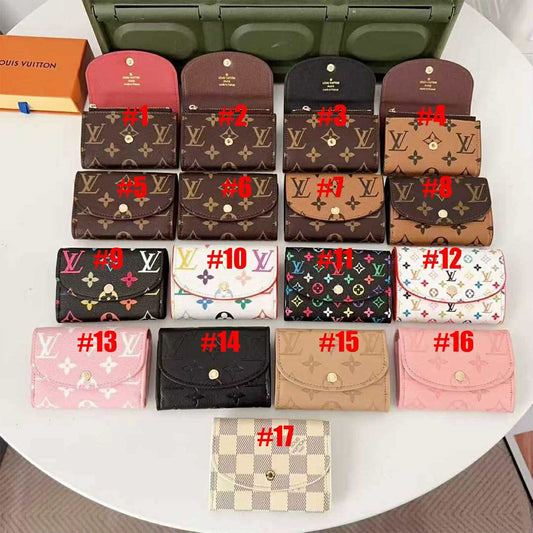 L Button Wallets