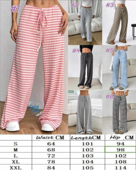 Pajama Pants Striped