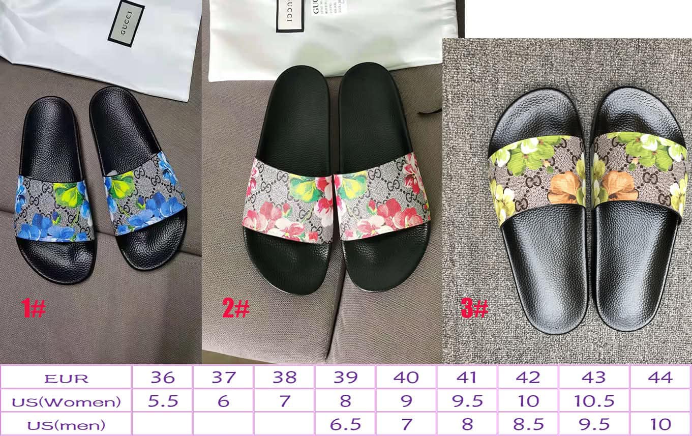 G*G Floral Slides