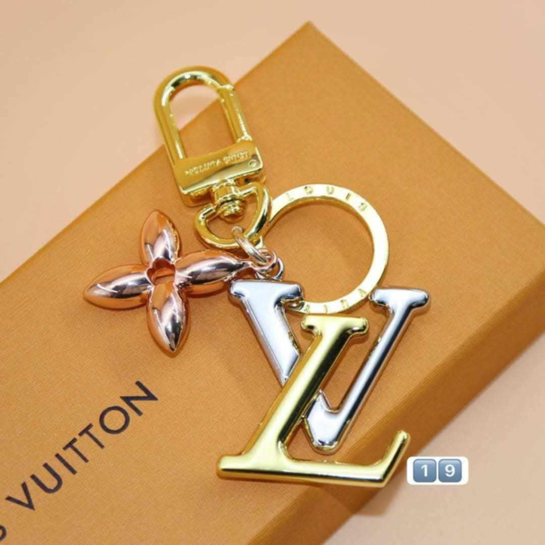 L Logo Keychain