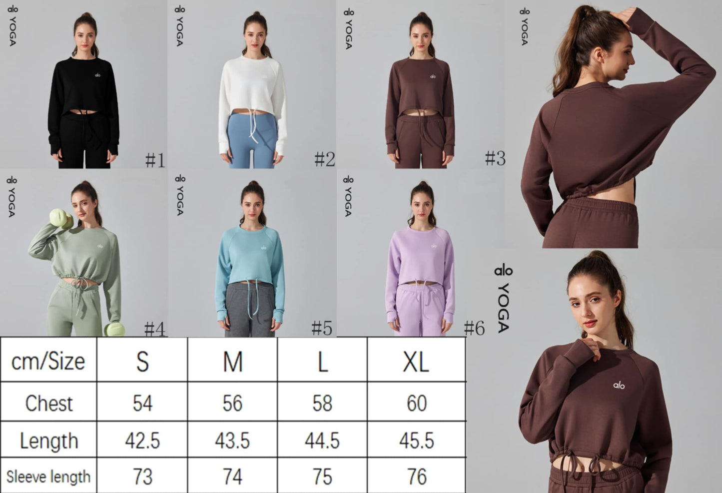 A.L.O. Cropped Pullover
