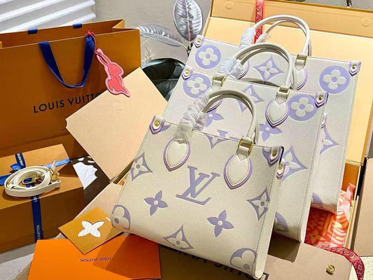 L White/Lavender Go Bags S/M/L