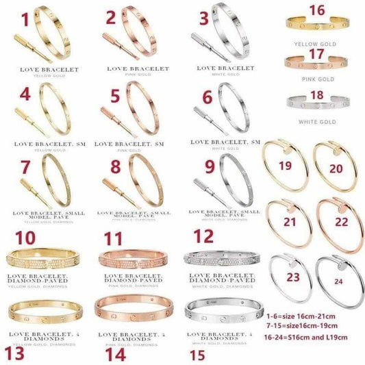 Carti Bracelet Variety 1-24