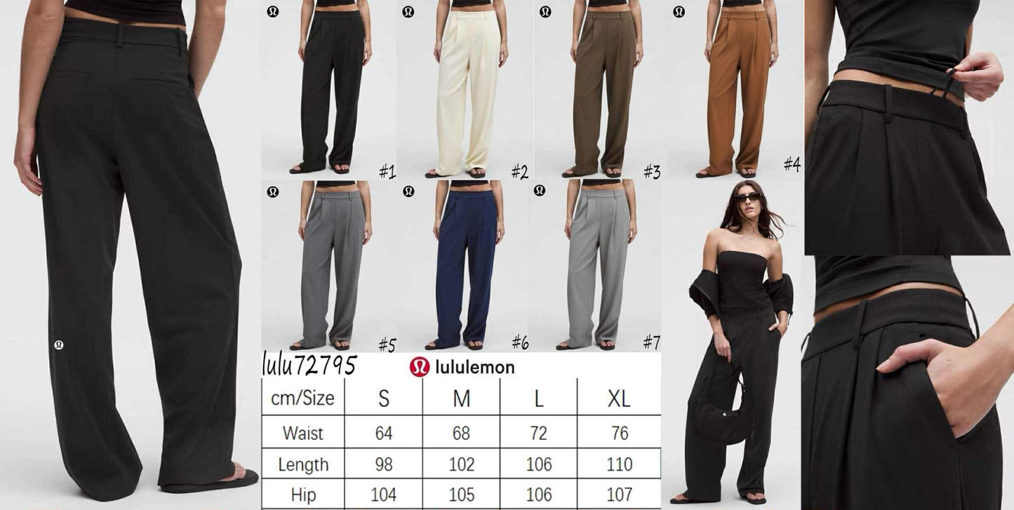 🍋 Lu Wide Pleat Pant
