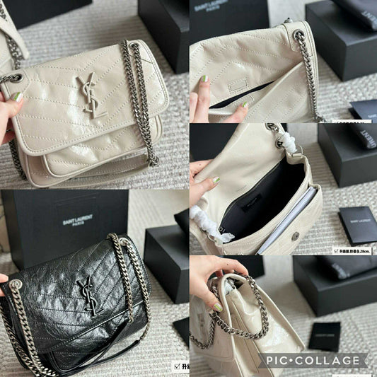 Y Bags Cream/Black