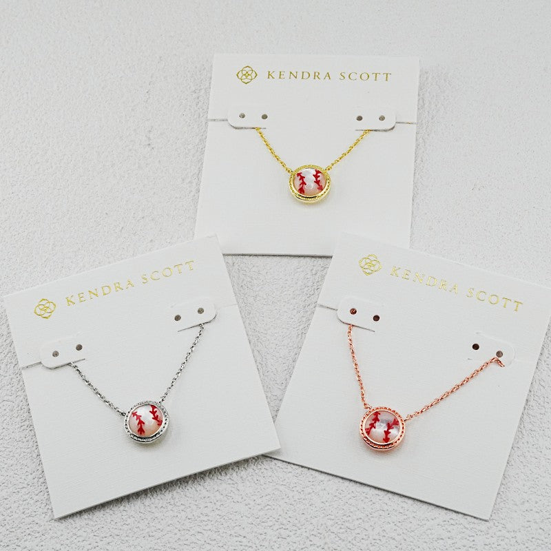 K-S Baseball Necklace