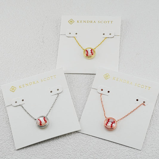 K-S Baseball Necklace