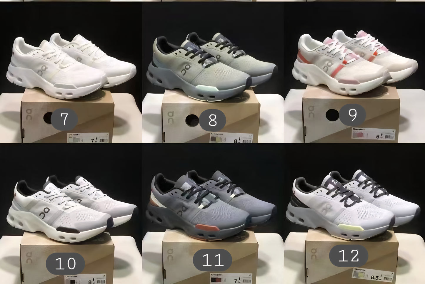 On C Pulse Sneakers 7-12