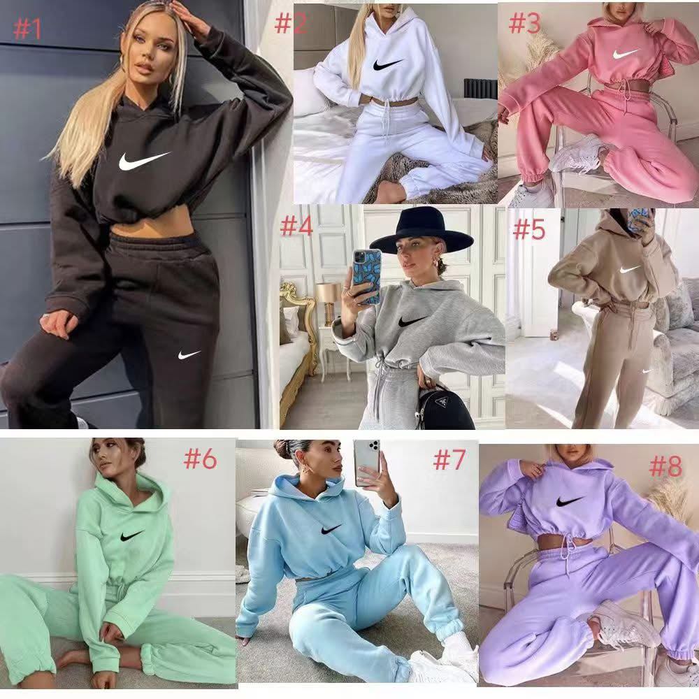NKE Sweat Sets Cropped