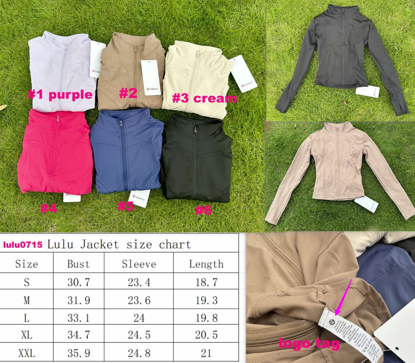 🍋 Lu Jackets 1-6