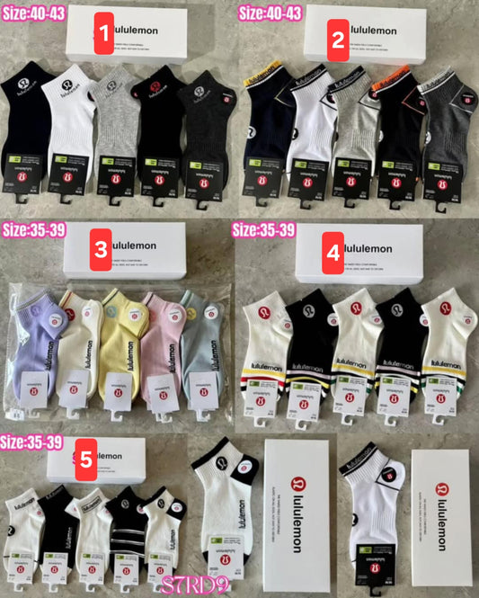 🍋 Lu Socks 5pk