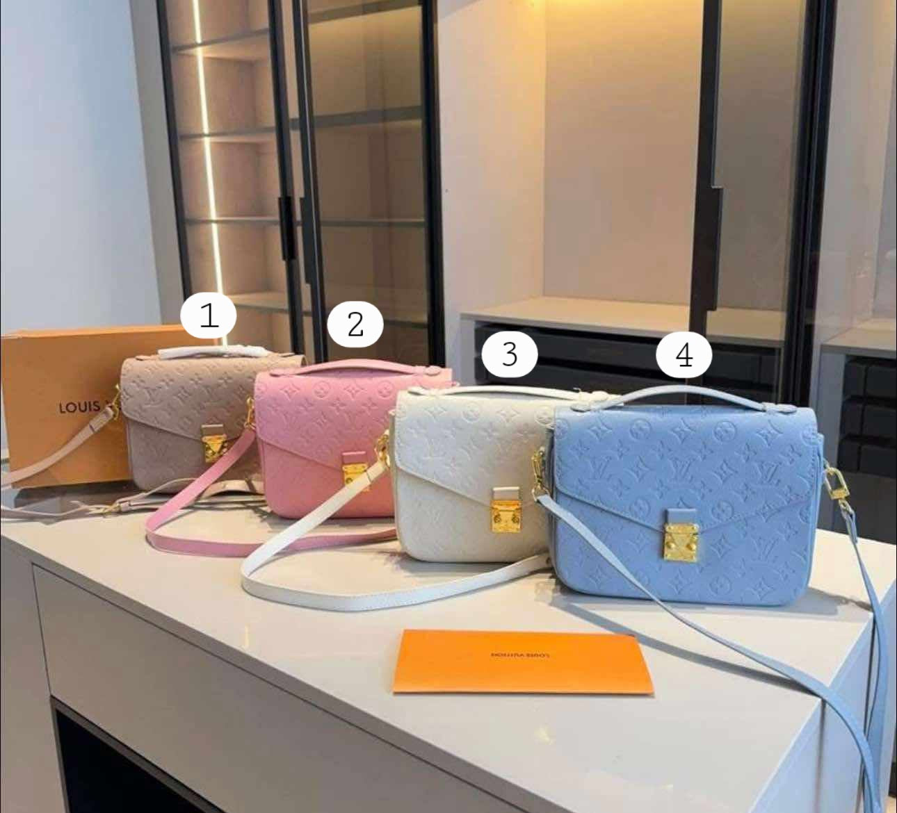 L Crossbody Bags Spring Colors