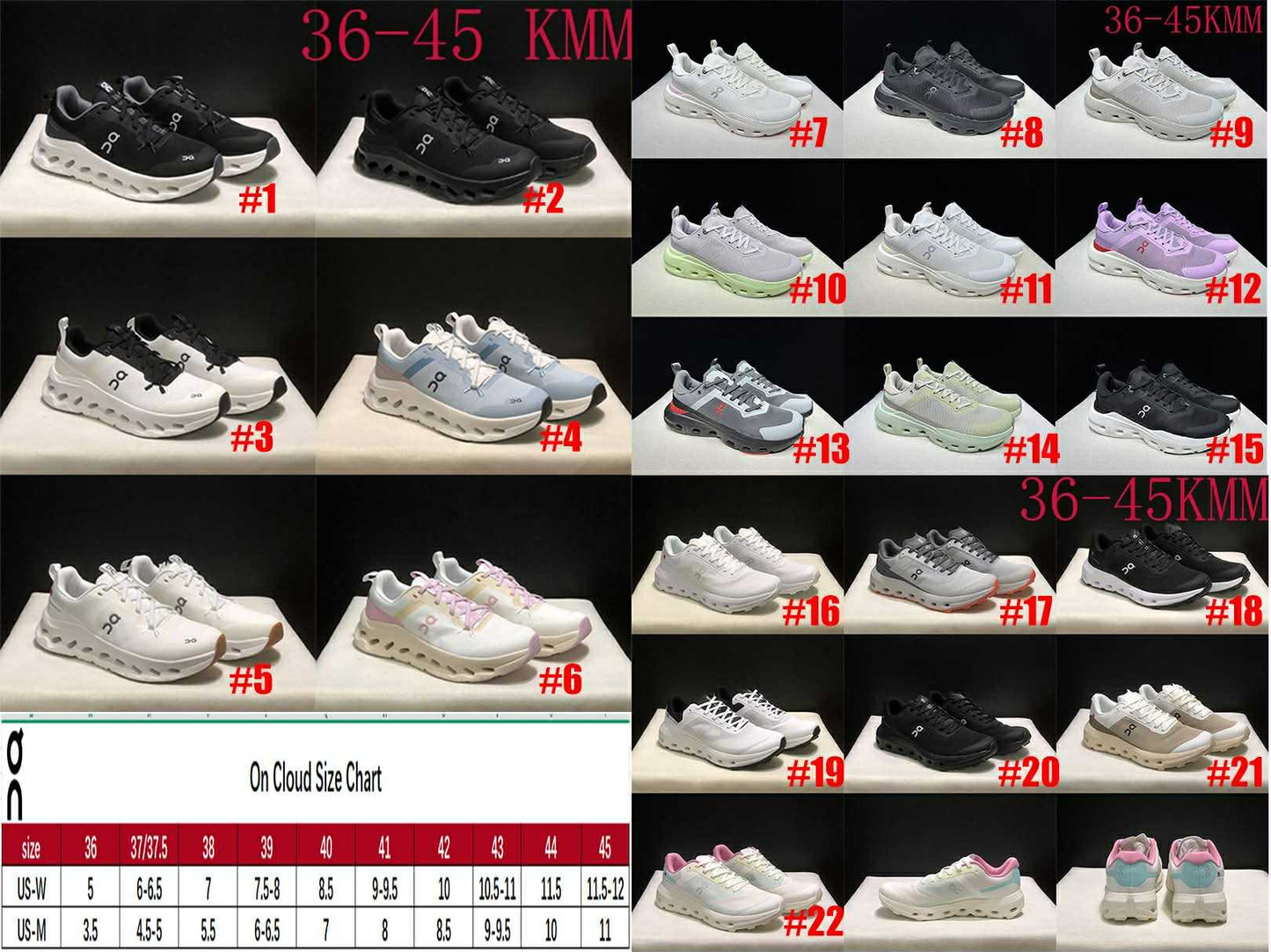 On C Cloud Sneakers 16-22