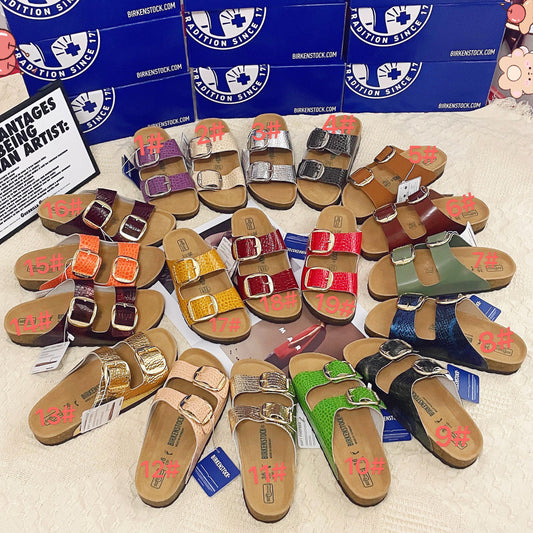 B-irk 2 Strap Sandals 9 (10-15)