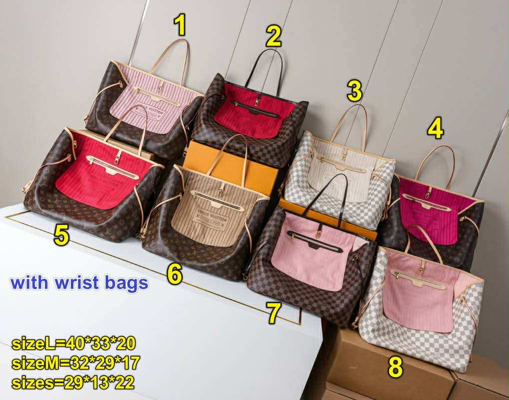 L  Never Full Bags 1-8